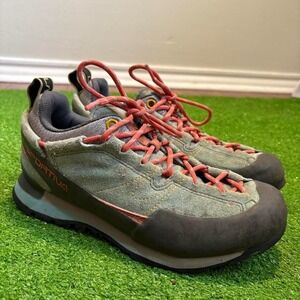 La Sportiva Gray and Red Athletic Shoes